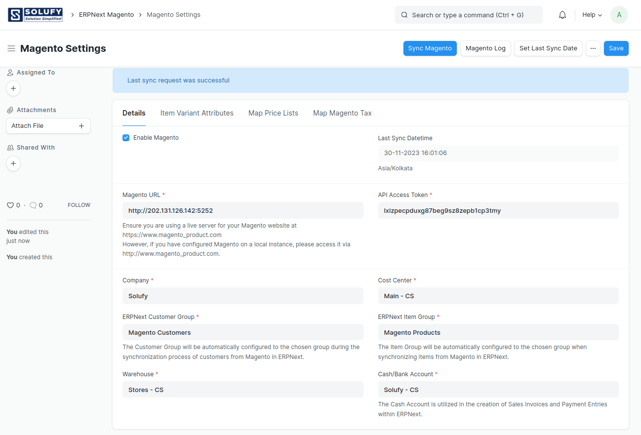 Setting Up the Connector